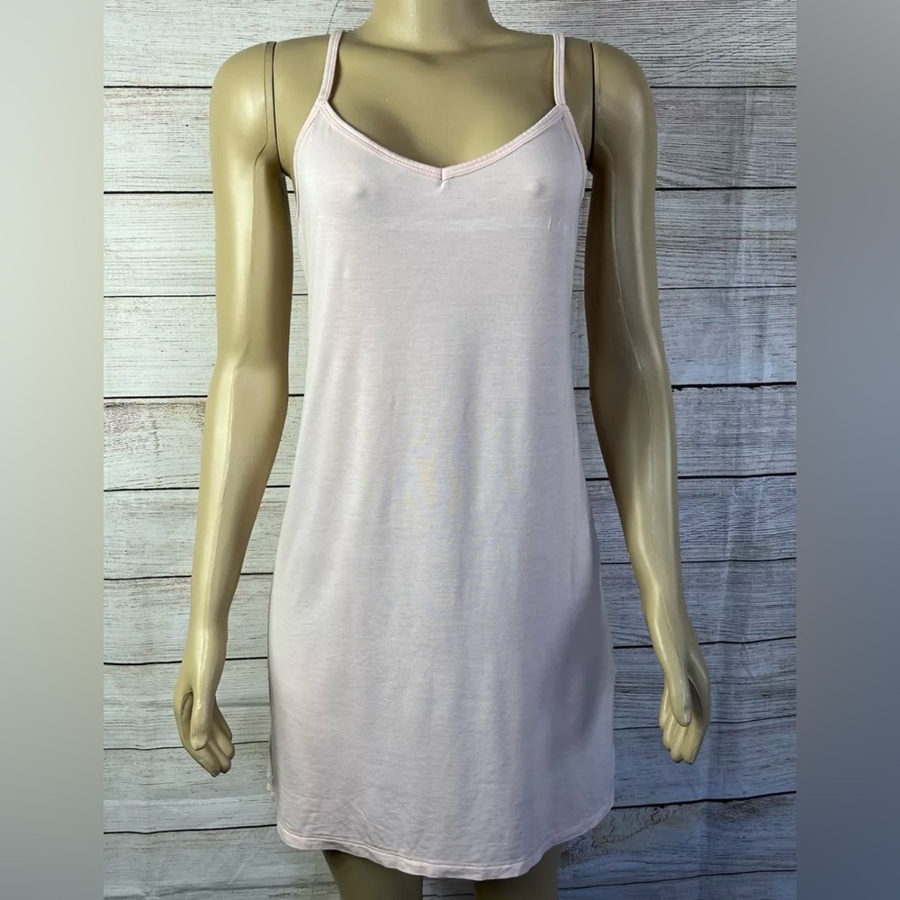 Soft Surroundings Women’s Peach Night Gown Spaghetti Straps Soft Petite Small